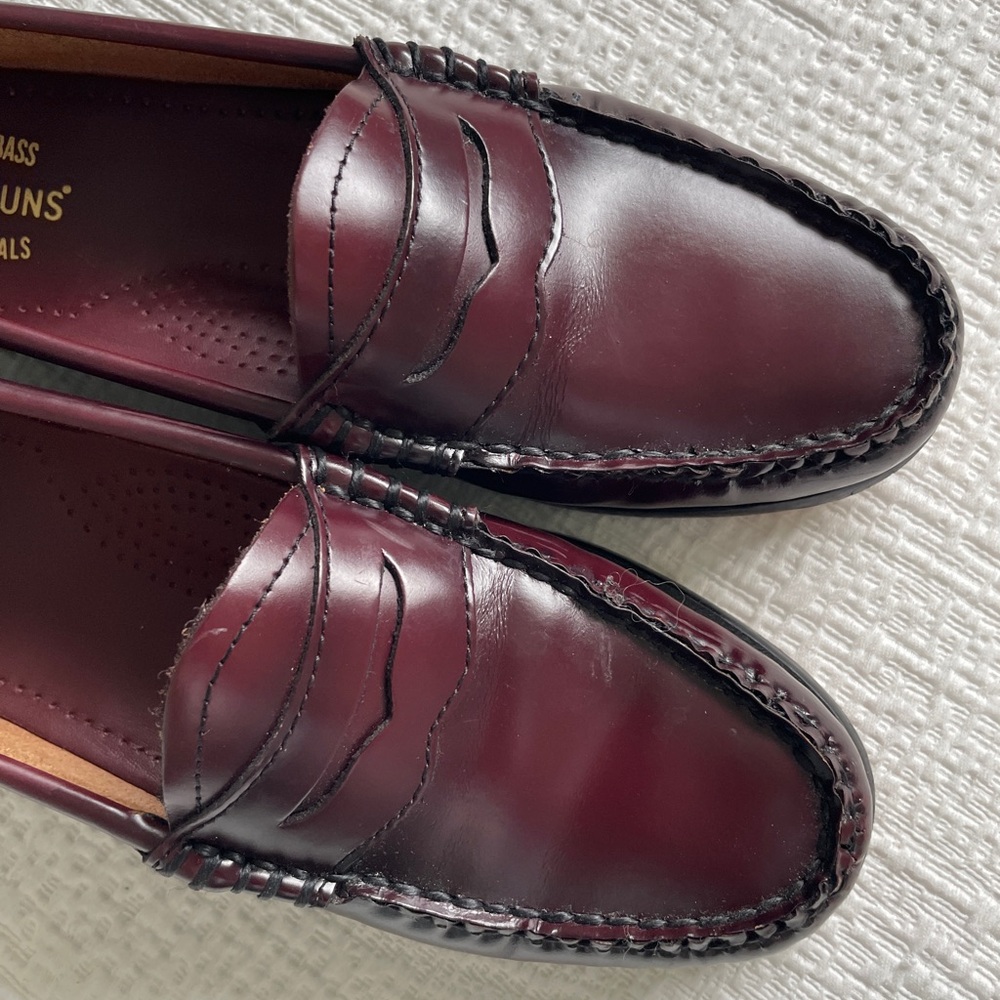 GH Bass Whitney Weejuns Penny Loafers - wine - Picture 14 of 14